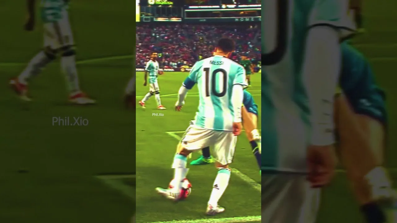 El Inusual Caño de Messi 🥶#Shorts