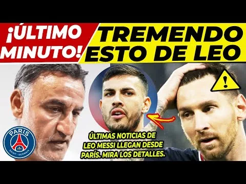 ¡𝘼𝙩𝙚𝙣𝙘𝙞𝙤́𝙣! 𝙐́𝙡𝙩𝙞𝙢𝙖 𝙃𝙤𝙧𝙖 De LEO MESSI  𝟭 𝘽𝙪𝙚𝙣𝙖 Y 𝟭 𝙈𝙖𝙡𝙖
