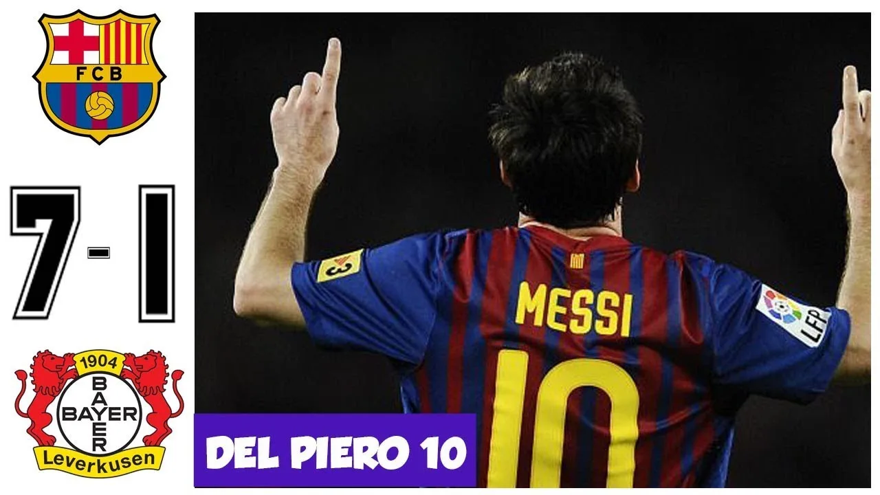 Barcelona vs Bayer Leverkusen 7-1, Fantastic Lionel Messi –