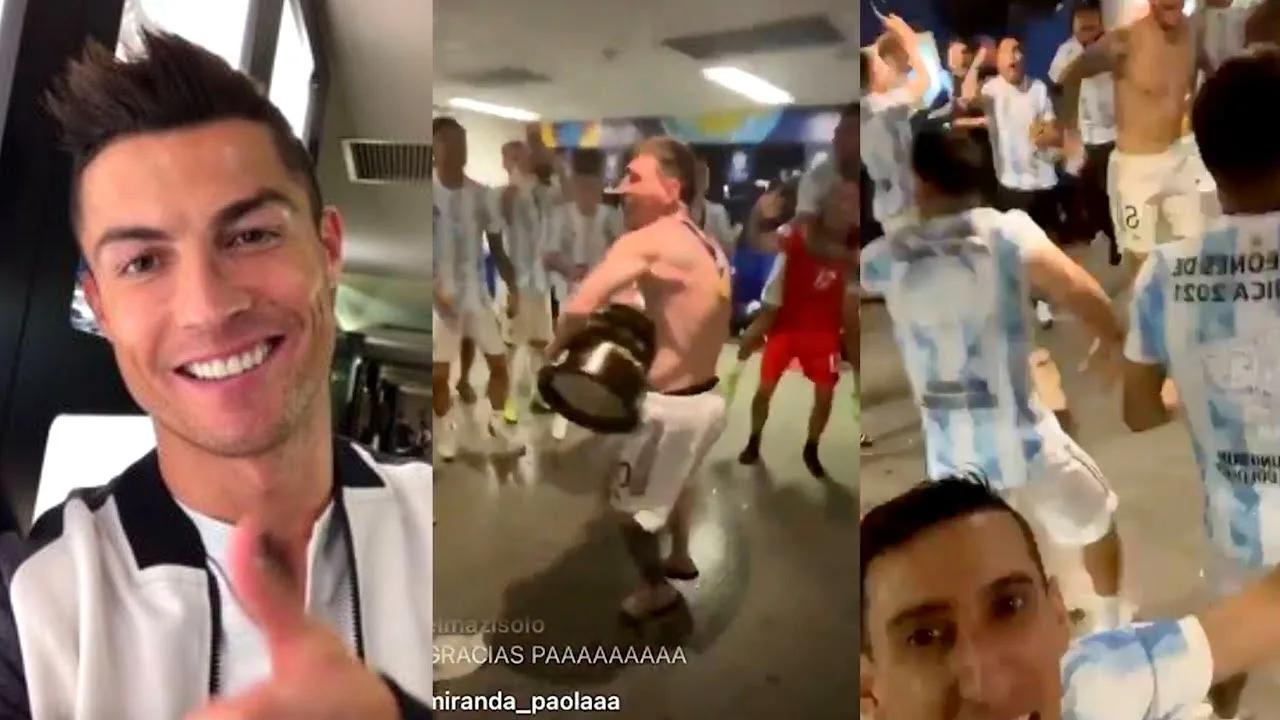 World React on Argentina champion in Copa America! Leo Messi