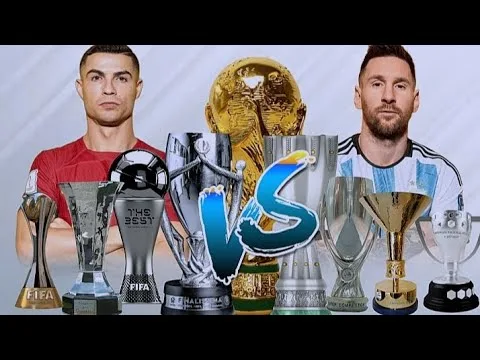 LIONEL MESSI VS  CRISTIANO RONALDO all trophy and awards
