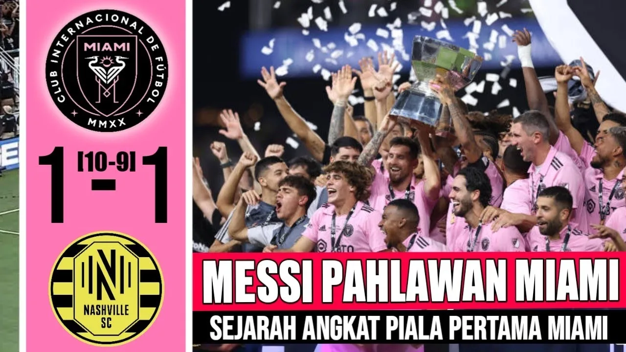 YESS JUARA! FINAL Dramatis Messi Sukses Bawa Juara Inter