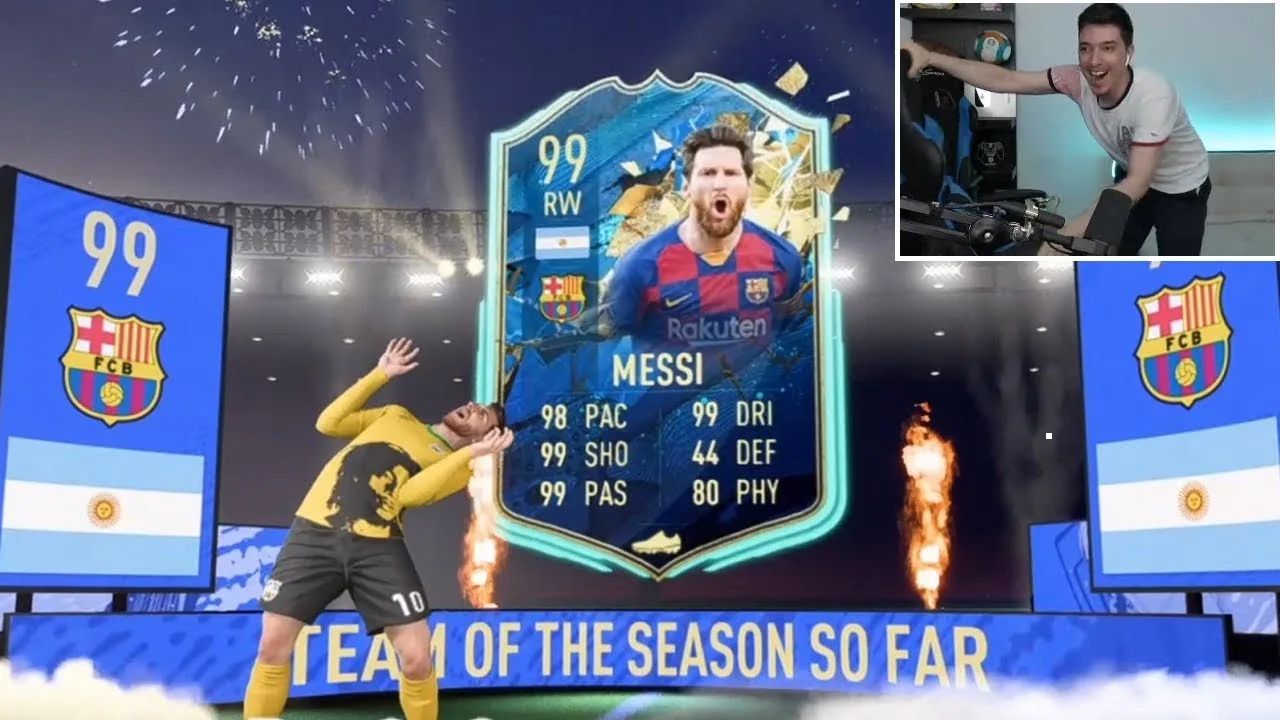 L-AM PRINS PE LIONEL MESSI TOTSSF 99 IN PACK OPENING !!!
