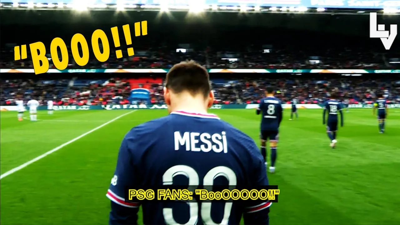 Lionel Messi Booed By PSG Fans Every time He Get The Ball.