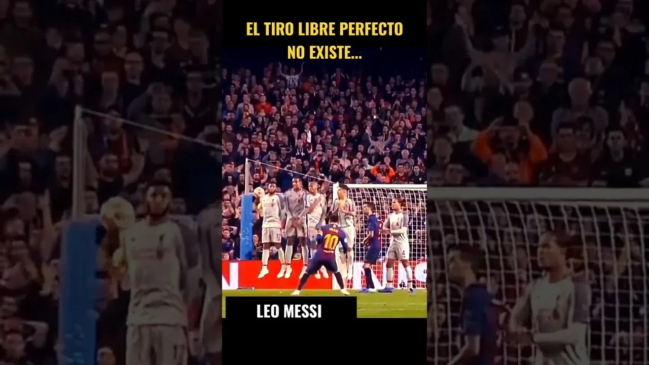 EL TIRO LIBRE PERFECTO NO EXISTE… LEO MESSI #goat