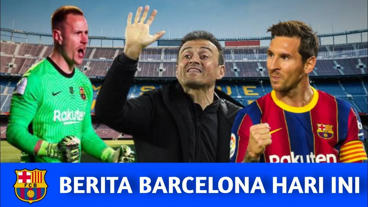 Lionel Messi beri semangat timnya  Ter Stegen tampil