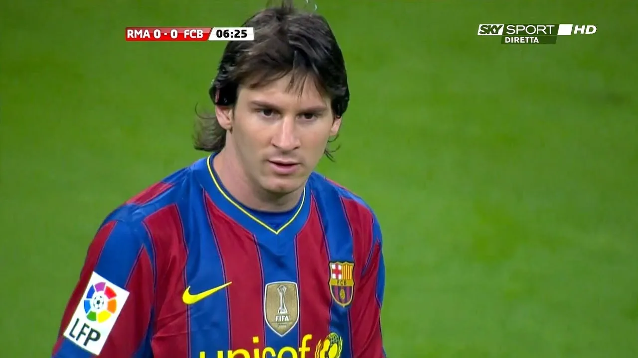 Lionel Messi vs Real Madrid (Away) 2009-10 English