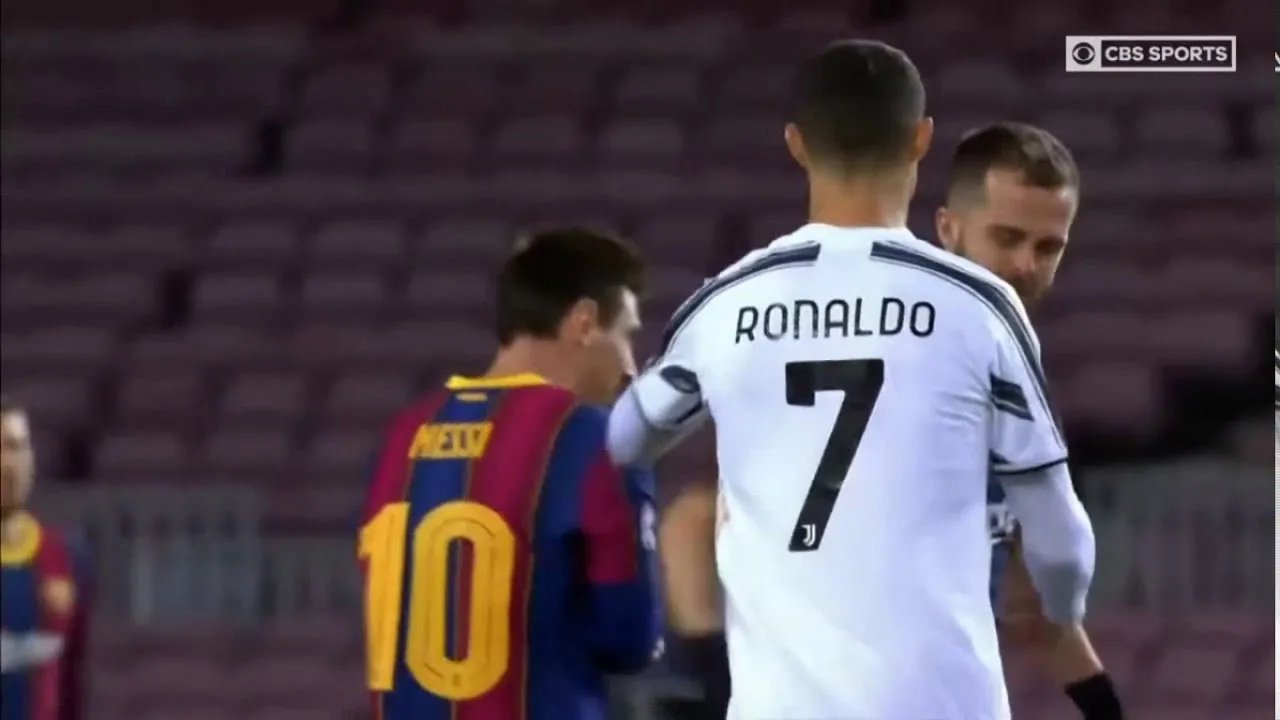 Reencuentro de Leo Messi y Cristiano