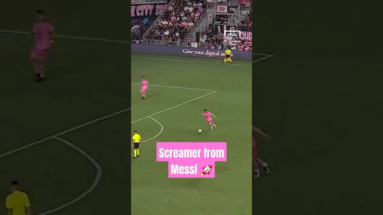 Lionel Messi BUT INCROYABLE pour l’Inter Miami 🐐 #shorts #football #soccer