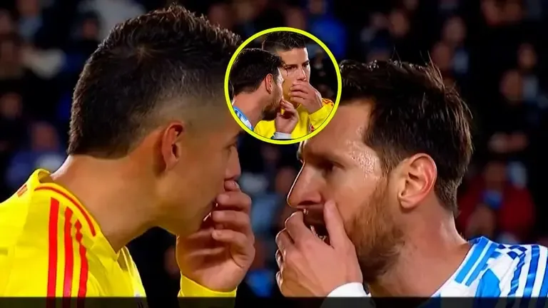 Réclamation épicée: C’est ce que Lionel Messi a dit à James Rodríguez en Argentine contre Colombie | TUDN Coupe du monde 2026 Qualifiants.
