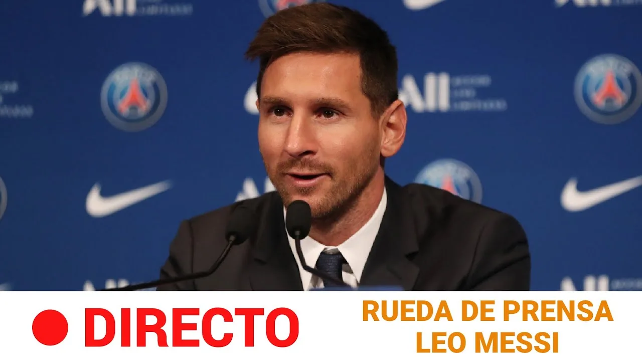 MESSI: Su primera rueda de prensa como nueva estrella del