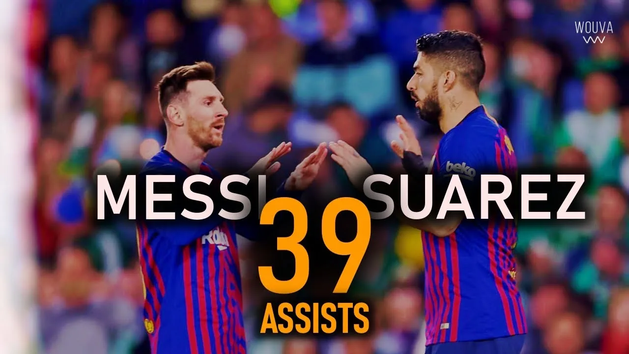 Lionel Messi – All 39 Assists to Luis Suarez