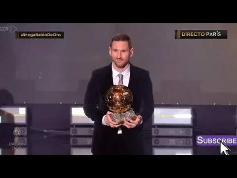 LEO MESSI GANADOR DEL BALON DE ORO 2019! SEXTO BALÓN DE ORO