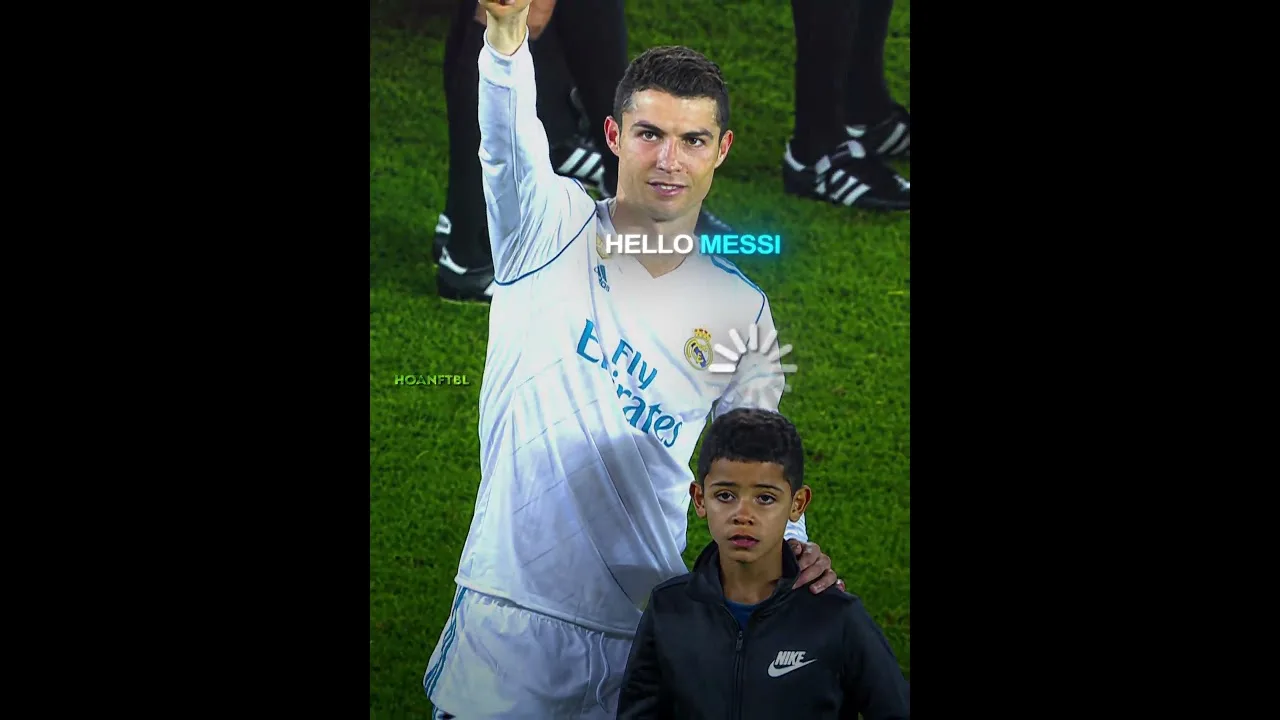 Messi rencontre Ronaldo et son fils ❤️‍🩹😅