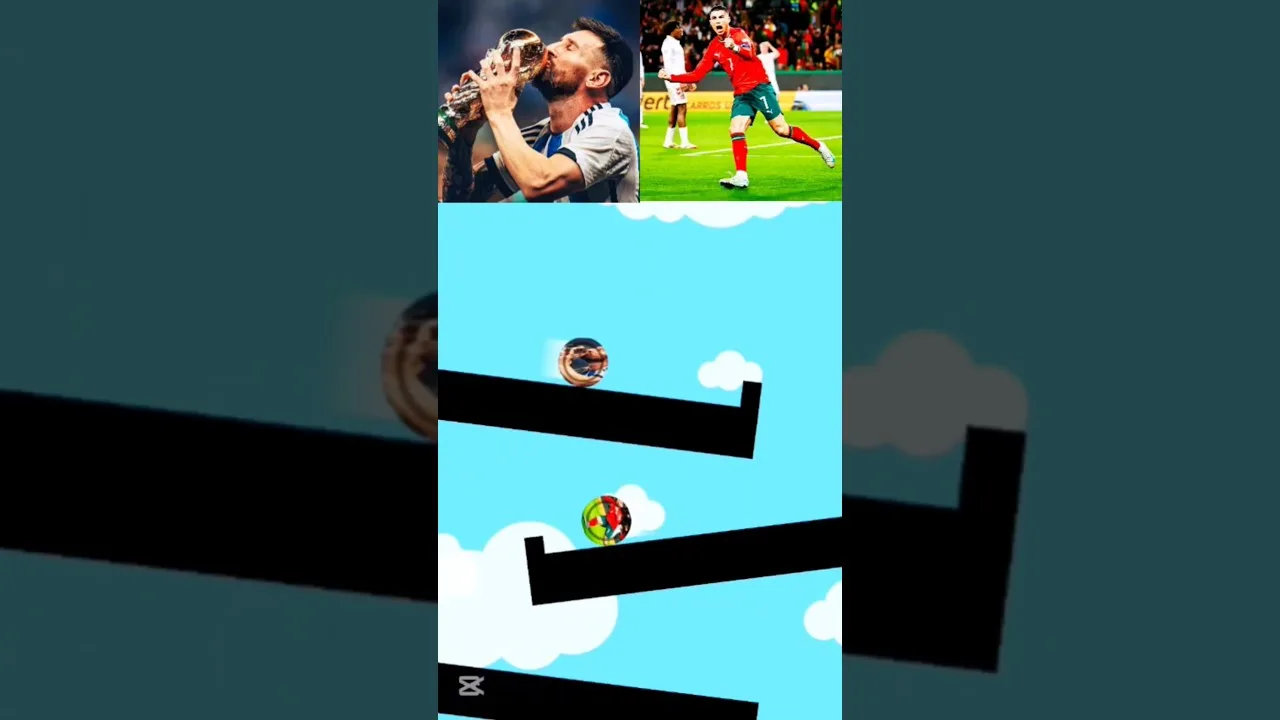 اقوي تحدي كرستيانو رونالدو ضد ليونيل ميسي 🤩 #ronaldo #messi #cristianoronaldo #leomessi #shorts