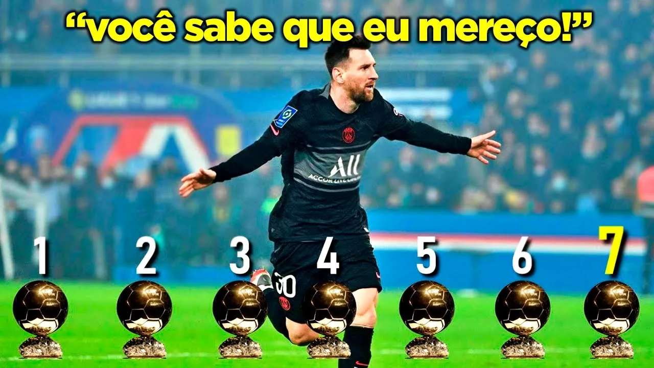 MESSI É O ÚNICO QUE MERECE A BOLA DE OURO EM 2021!! MESSI