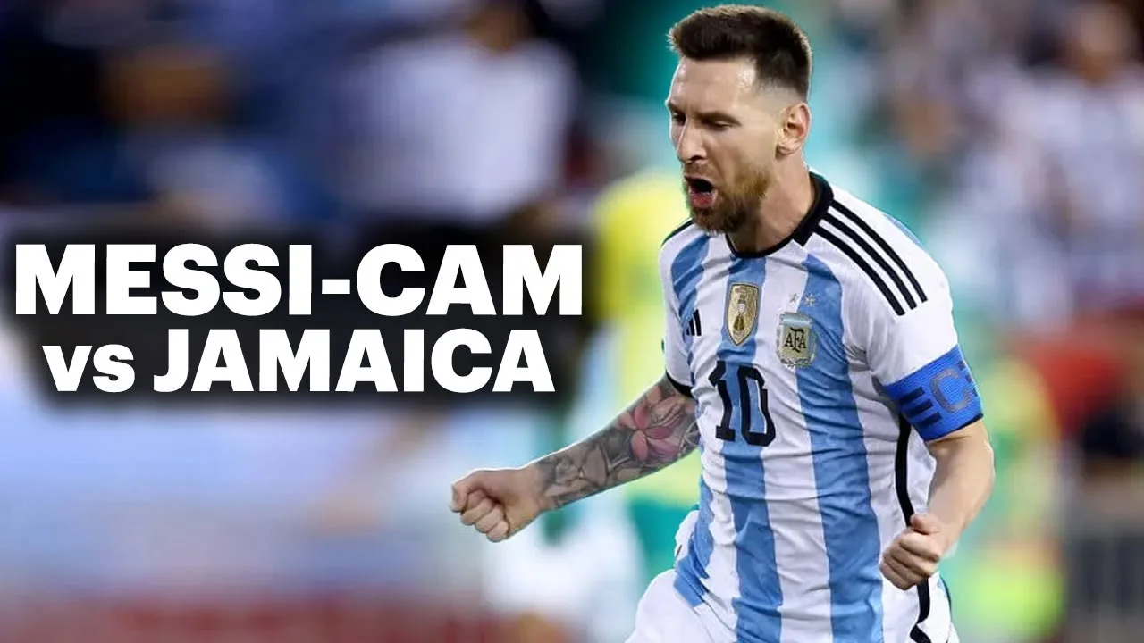 ASÍ JUGÓ LIONEL MESSI CONTRA JAMAICA  DOS GO-LA-ZOS EN