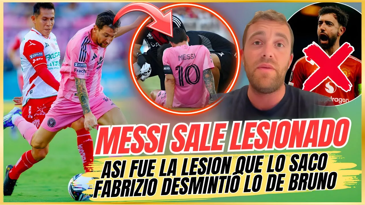 🚨 Dans le temps: Lionel Messi blessé est venu à min 10 ❌ Fabrizio nie la rumeur de Bruno Fernandez 🤯