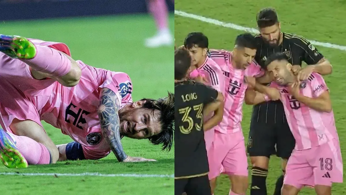 Volent Foul contre Lionel Messi Unleashed Fight Fight: Hot Party of Inter Miami dans les concours