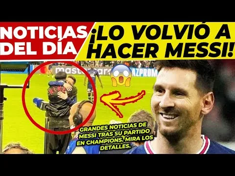 MARAVILLOSAS NOTICIAS de LEO MESSI En BARCELONA se