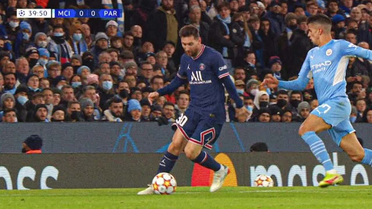 Leo Messi nutmeg sterling and Cancelo 🔥🔥🔥