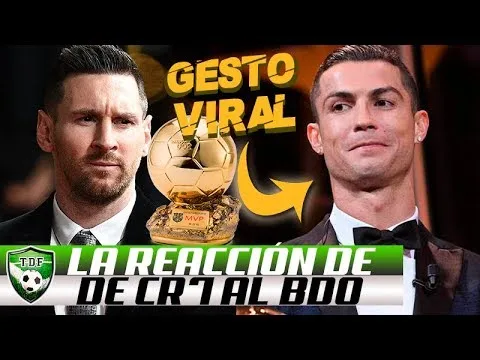 La reacción de Cristiano al enterarse de que Messi gana su