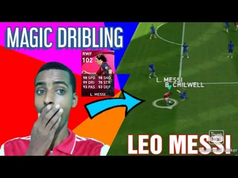 LEO MESSI MAGIC SKILLS AND TOTORIALS PES 2021 MOBILE