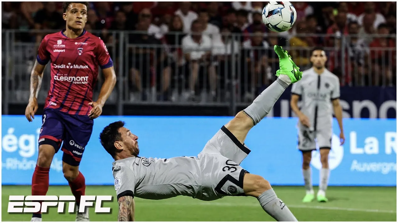 Lionel Messi bicycle kicks PSG to VICTORY  ESPN FC's