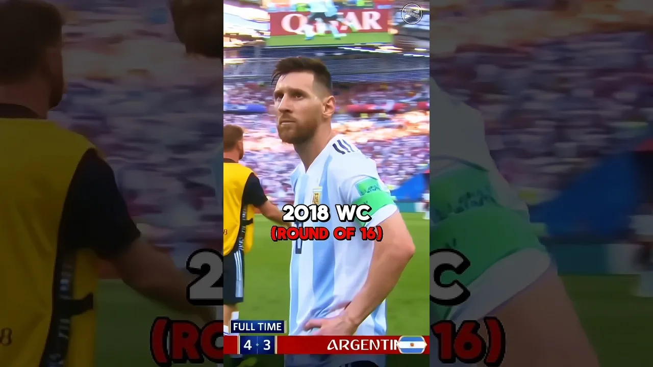 Parcours de Leo Messi avec l’Argentine 🐐❤️ #shorts