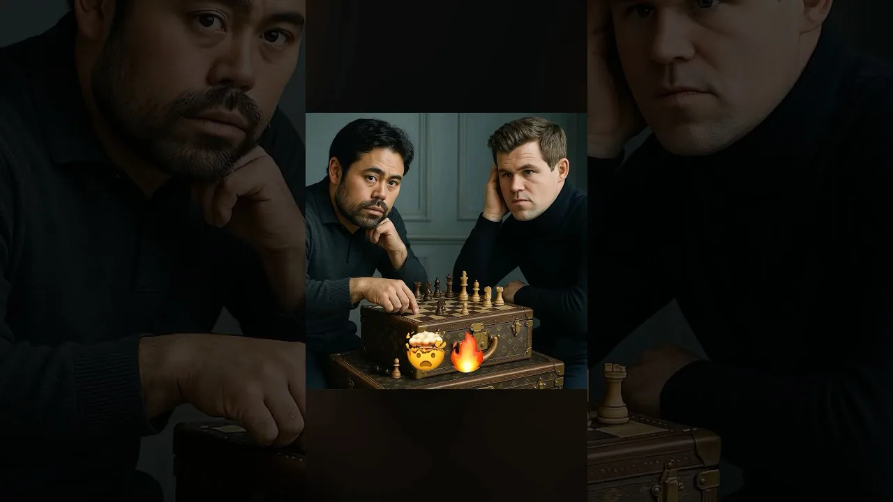 Ronaldo & Messi of Chess in the Finals🔥🔥 #chess #magnuscarlsen #hikarunakamura