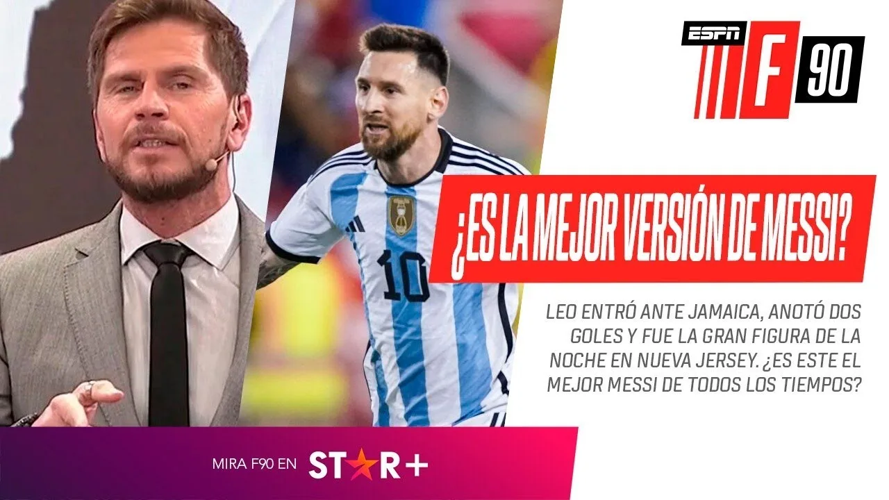 ¿ES ESTA LA MEJOR VERSIÓN DE #MESSI? ¡#ESPNF90 COMENZÓ CON