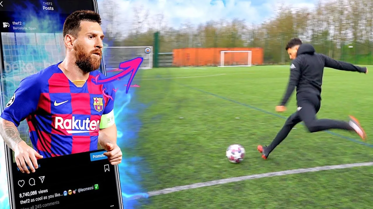 LIONEL MESSI TOP CORNER CHALLENGE! ?