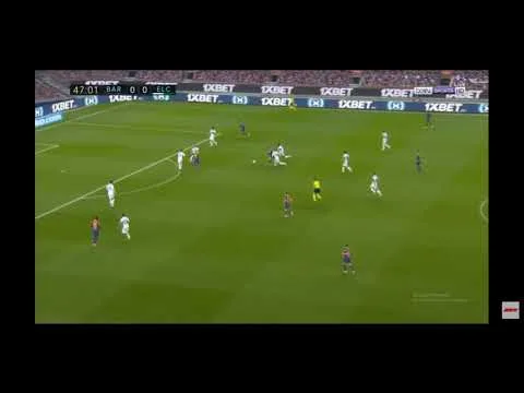 Goal Lionel Messi Barcelona vs Elche 2-0 La Liga #Messi