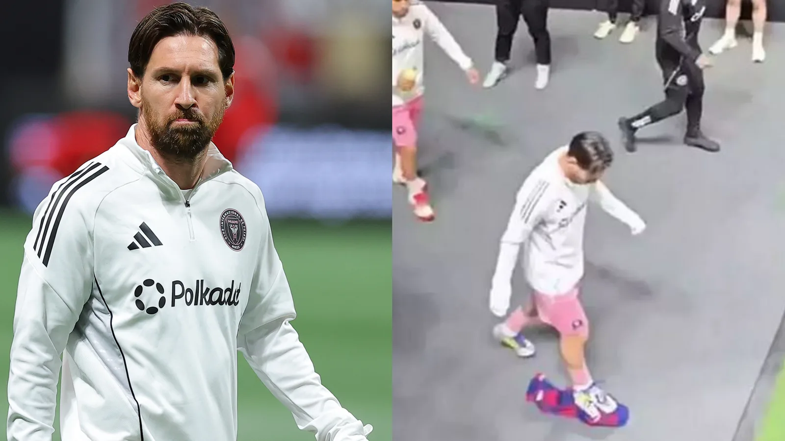 Vidéo: Woops! Lionel Messi marche accidentellement sur la chemise de Barcelone et la laisse au sol alors que les fans aimants tentent d’attirer l’attention de la superstar d’Inter Miami des tribunes