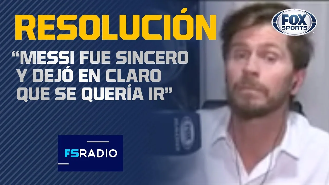 Pollo Vignolo analizó las palabras de Leo Messi