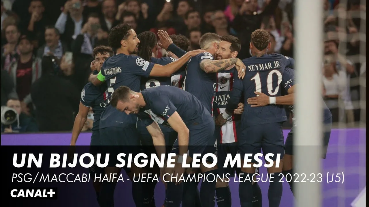 Le magnifique extérieur de Leo Messi ! – PSG/Maccabi Haïfa –