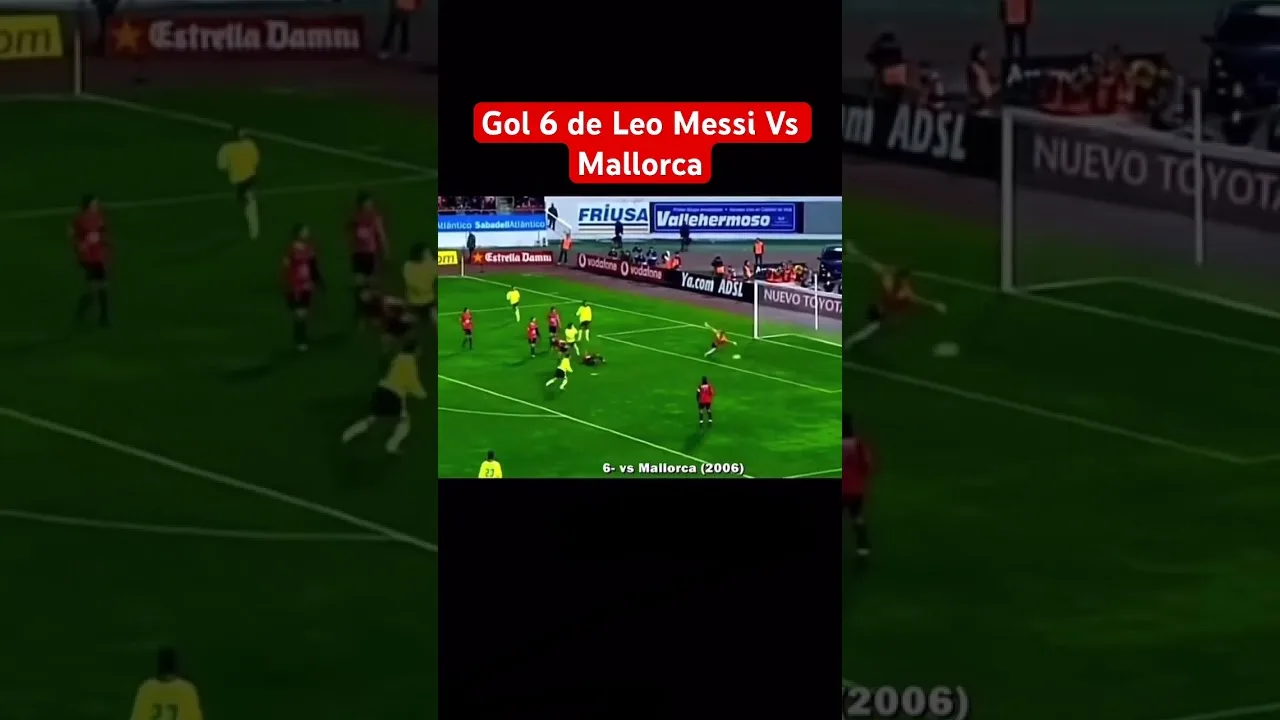 Gol 6 de Leo Messi Vs Mallorca