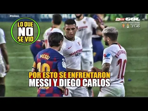 Por esto se enfrentaron Messi y Diego Carlos Lo que no se