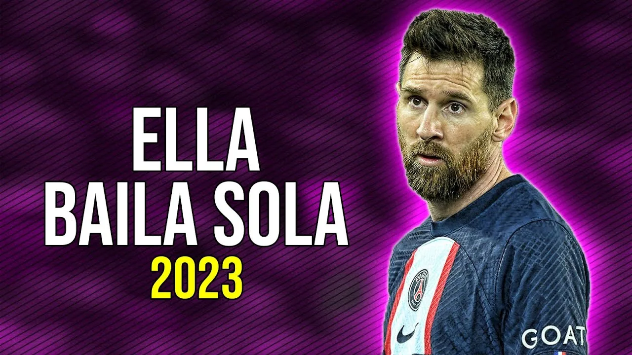 Lionel Messi ● Ella Baila Sola | Eslabon Armado ft. Peso