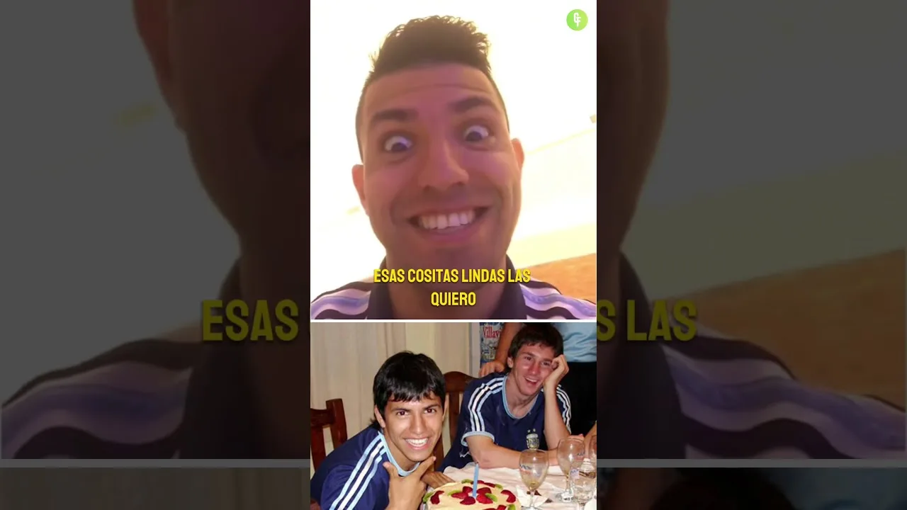 La cara de Leo Messi con la frase del Kun 🤣😬 ¿En qué estaría pensando? #kun #messi