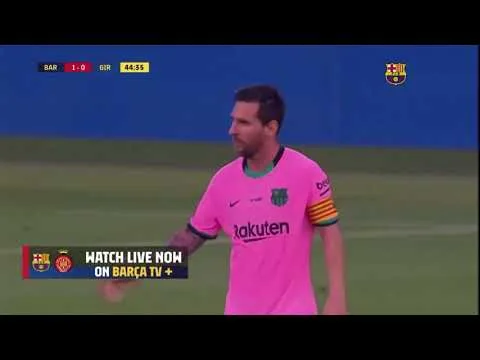Lionel Messi Magic Goal vs Girona | 16/09/2020 FC Barcelone
