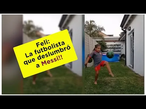 La pequeña futbolista que robó la atención de Lionel Messi
