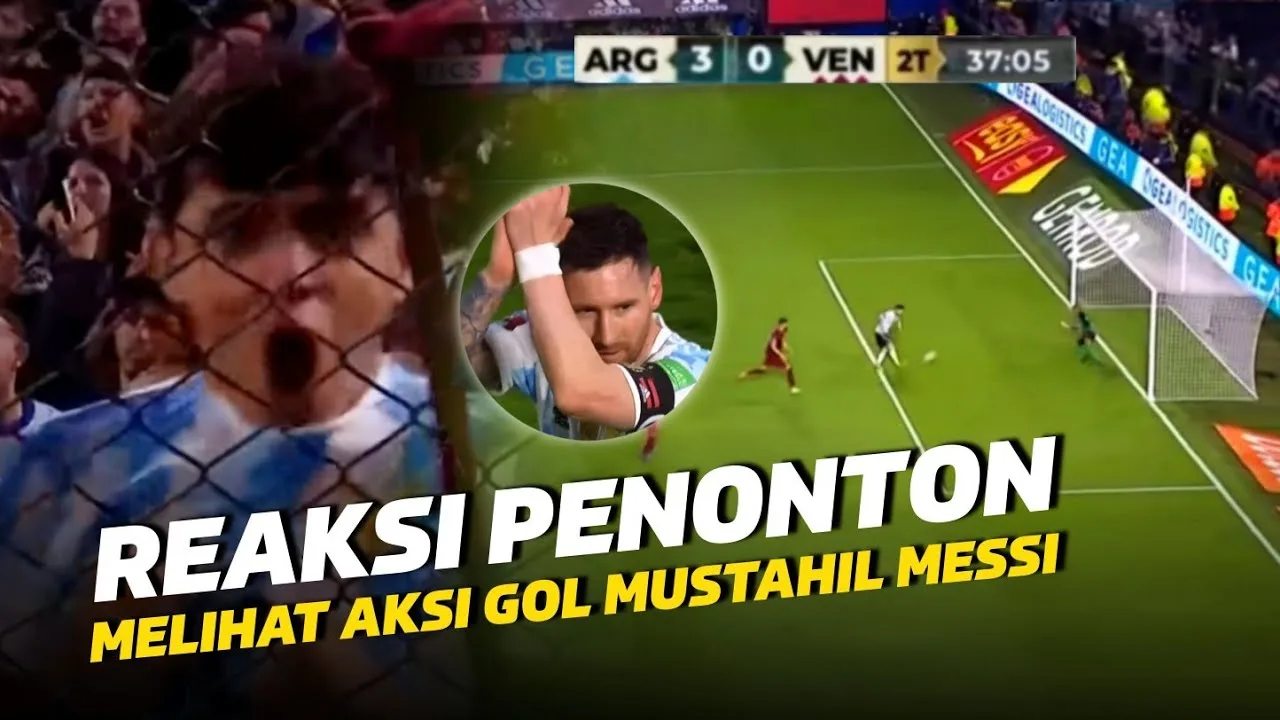 MAKHLUK ALIEN MEMANG NYATALihat Reaksi Gila Saat Leo Messi