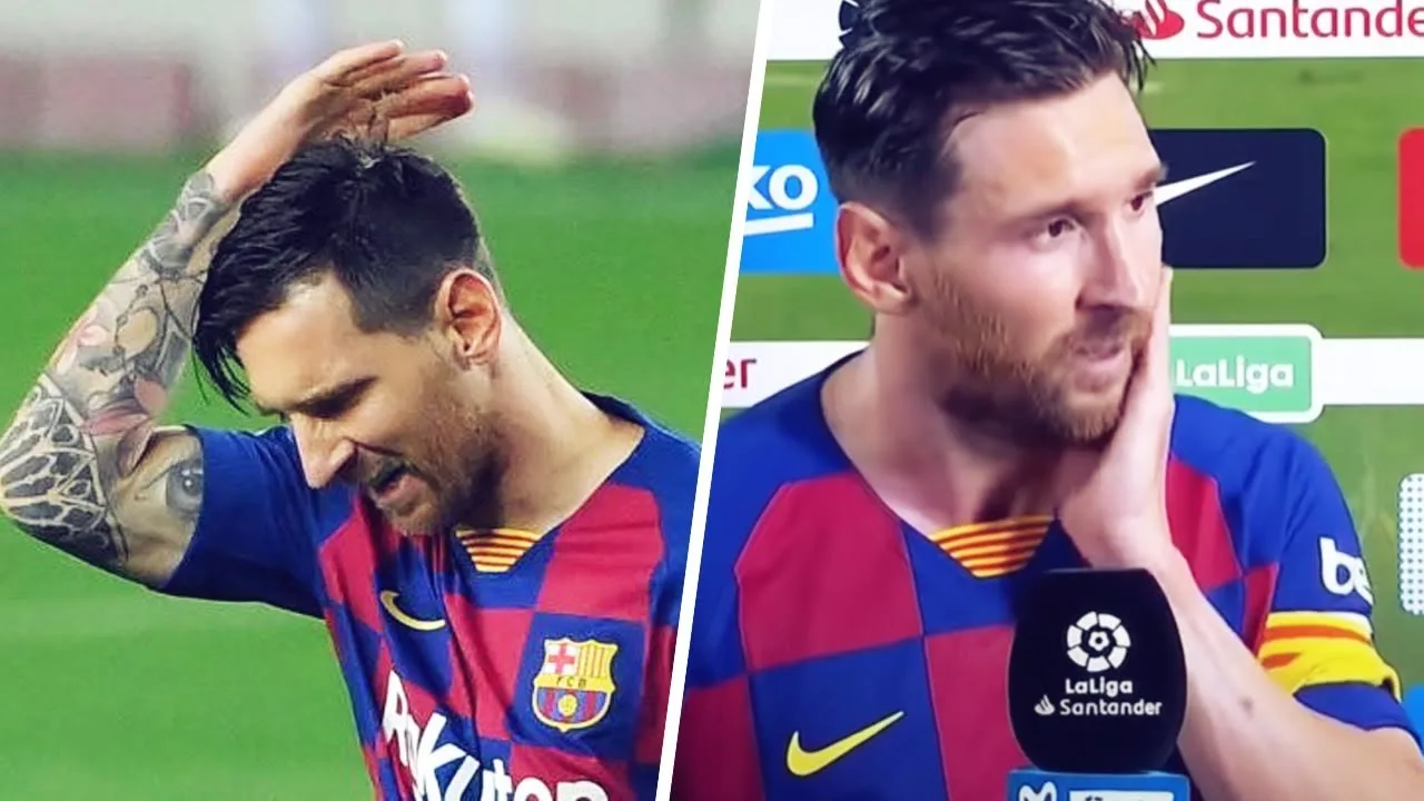 Lionel Messi gave a rare and ominous interview after Real