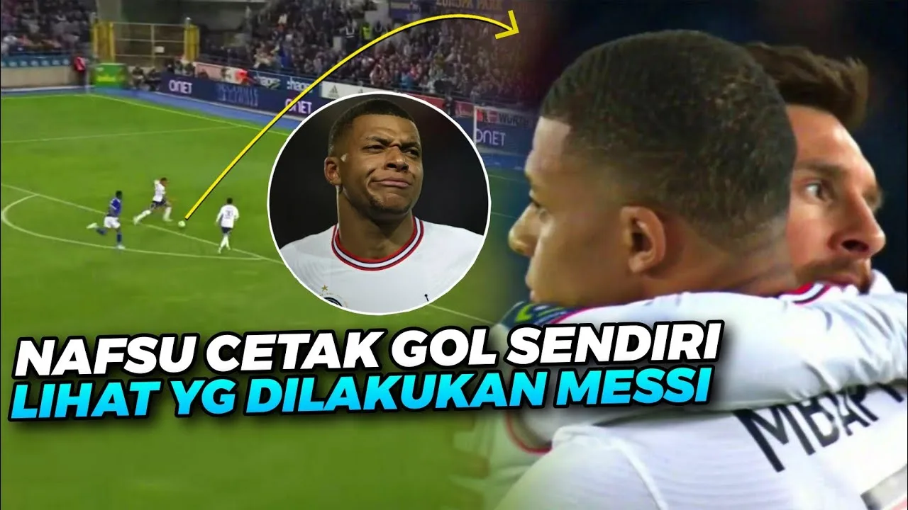 EGOIS GAK MAU OPER GOAT  Reaksi Lionel Messi ke Mbappe