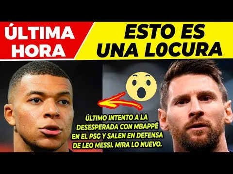 BRUTAL NOTICIA de LEO MESSI  ÚLTIMA L0CURA por KYLIAN