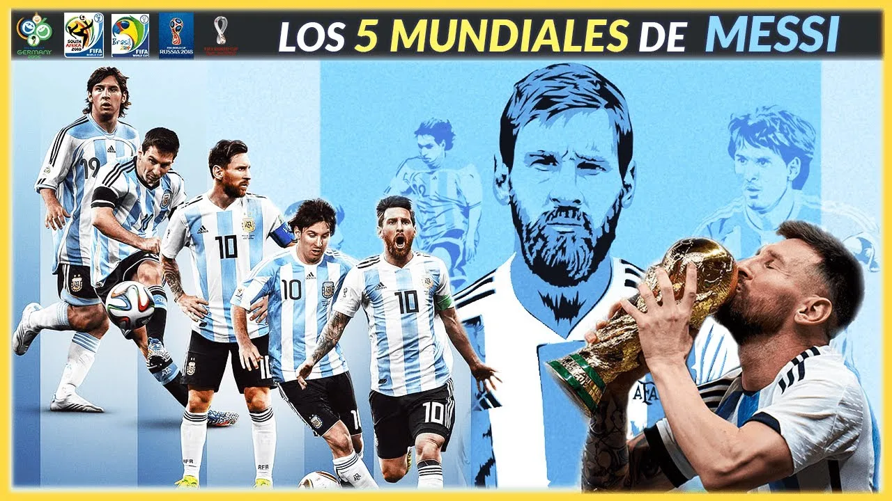 La Historia de MESSI en los MUNDIALES (2006-2022) 🏆🇦🇷