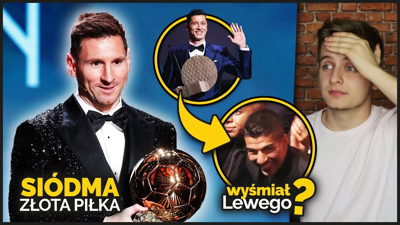 Leo Messi WYGRAŁ Złotą Piłkę! Lewandowski ODBIERA nagrodę