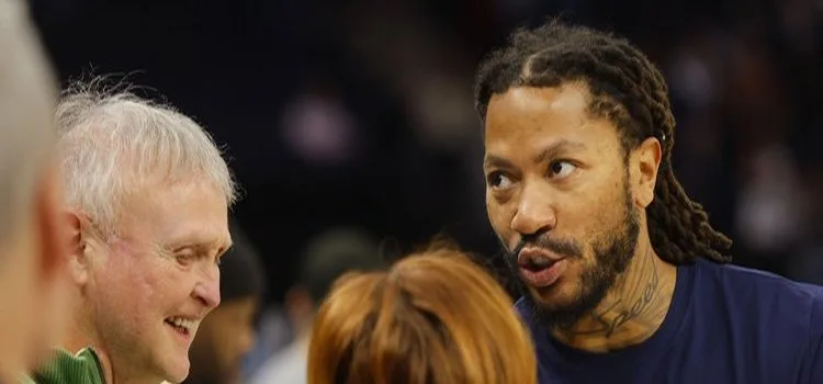 Derrick Rose célèbre le jalon de la famille au spectacle inter Miami, dirigé par Lionel Messi-dirigé avec une joie et une fierté sincères