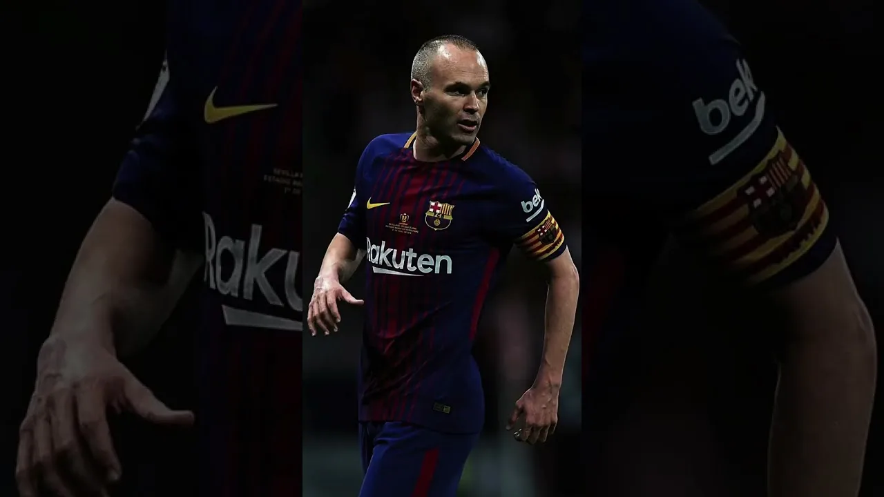 Andreas Iniesta Dernier but😌, passe décisive de Leo Messi🐐🔥 #messi #iniesta #fcbarcelona #realmadrid #shorts